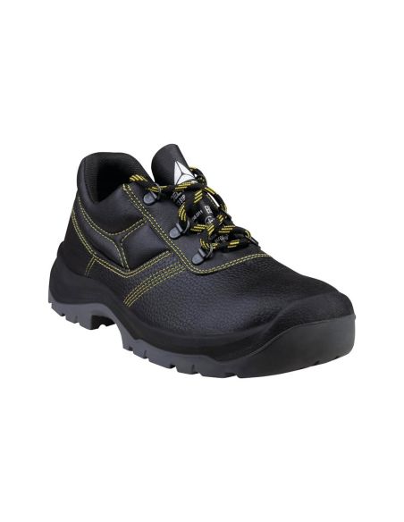 Zapatos De Seguridad Deltaplus Piel Crupon Pigmentada Suela Pu Bi Densidad Color Negro Talla 40