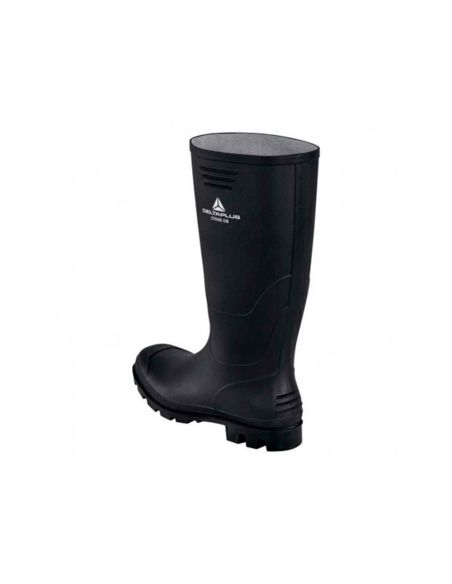 Botas Deltaplus De Seguridad Stone Pvc Negro Suela De Tacos Talla 38