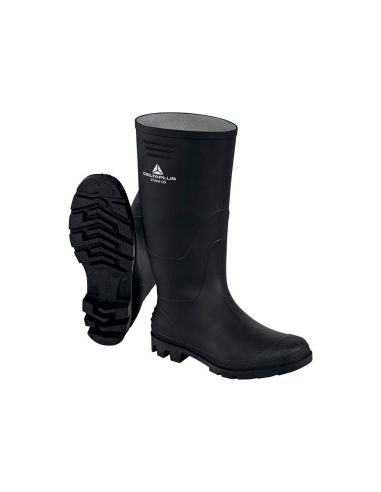 Botas Deltaplus De Seguridad Stone Pvc Negro Suela De Tacos Talla 38
