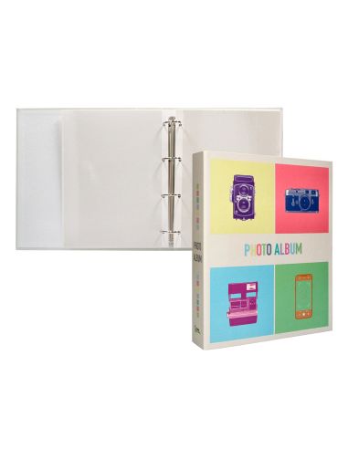 Album De Fotos Liderpapel Anillas Con 20 Hojas Autoadhesivas