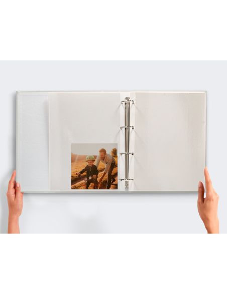 Album De Fotos Liderpapel Anillas Con 20 Hojas Autoadhesivas