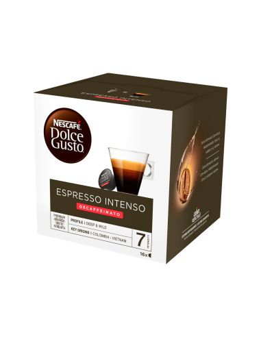 Cafe Dolce Gusto Espresso Intenso Descafeinado Intensidad 7 Monodosis Caja De 16 Unidades