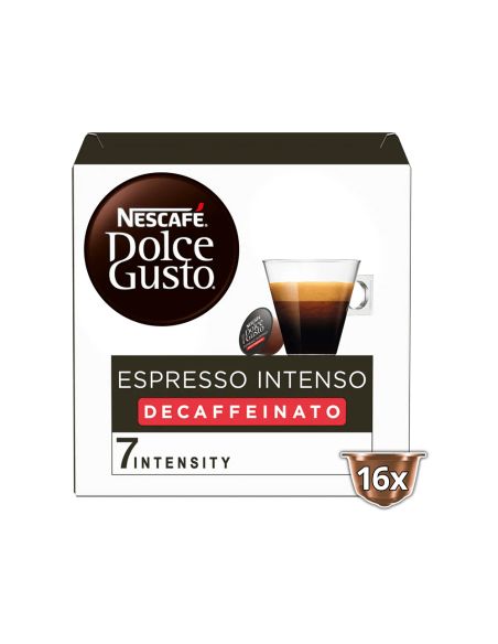 Cafe Dolce Gusto Espresso Intenso Descafeinado Intensidad 7 Monodosis Caja De 16 Unidades