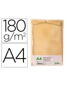 Papel Pergamino Liderpapel Din A4 Diploma 180 Gr Paquete De 50 Hojas