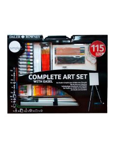 Set De Pinturas Daler Rowney 115 Piezas Con Caballete De Aluminio Plegable 457X73X584 Mm 2