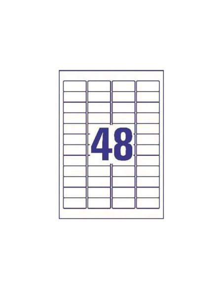 Etiqueta Adhesiva Resistente Avery Poliester Blanco Laser 45,7X21,2 Mm Caja De 960 Unidades