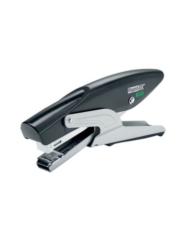Grapadora Rapid De Tenaza Eco Plastico Reciclado 100% Capacidad De Grapado 20 Hojas Usa Grapas 24/6 Y 26/6 Color