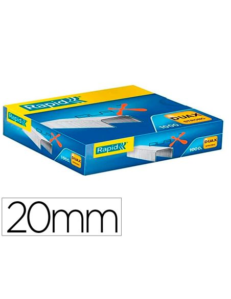 Grapas Rapid Duax Strong Caja De 1000 Unidades