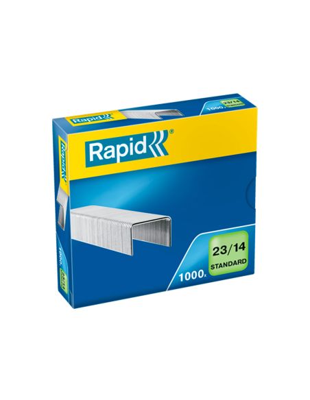 Grapas Rapid 23/14 Mm Galvanizada Caja De 1000 Unidades
