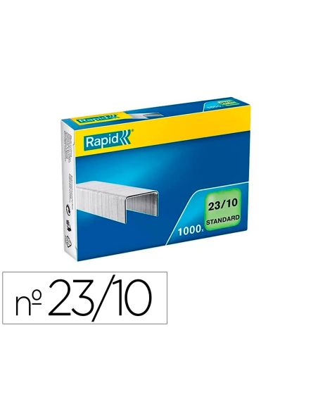 Grapas Rapid 23/10 Mm Galvanizada Caja De 1000 Unidades