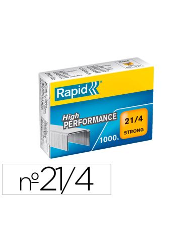 Grapas Rapid 21/4 Mm Galvanizada Strong Caja De 1000 Unidades