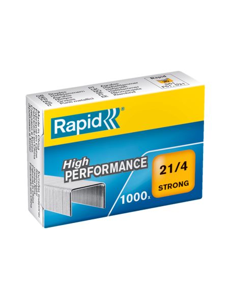 Grapas Rapid 21/4 Mm Galvanizada Strong Caja De 1000 Unidades