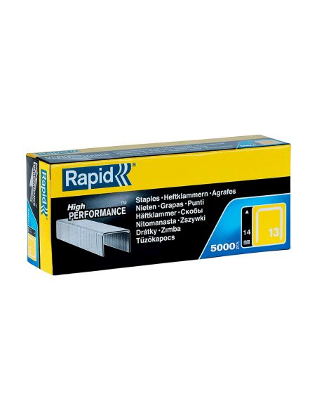 Grapas Rapid 13/14 Mm Galvanizada Caja De 5000 Unidades