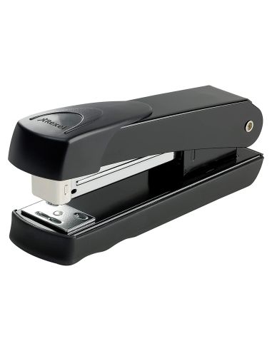 Grapadora Rexel Meteor Metalica Capacidad De Grapado 20 Hojas Usa Grapas 24/6 Y 26/6 Color Negro