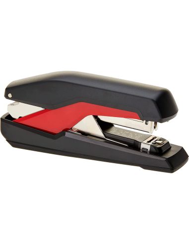 Grapadora Rapid S17 Fullstrip Plastico Capacidad De Grapado 30 Hojas Usa Grapas 24/6 Y 26/6 Color Negro/Rojo