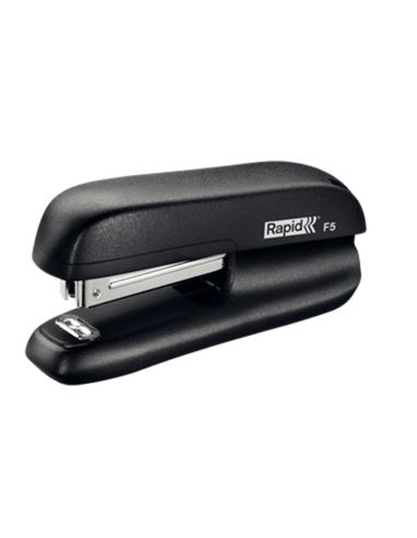 Grapadora Rapid F5 Mini Plastico Capacidad De Grapado 10 Hojas Usa Grapas Nº 10 Color Negro