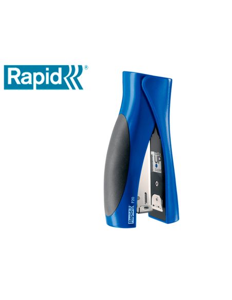 Grapadora Rapid Vertical Ultimate F20 Plastico Capacidad De Grapado 20 Hojas Usa Grapas 24/6 Y 26/6 Color