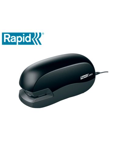 Grapadora Rapid Electrica 20Ex Fixativ Capacidad De Grapado 20 Hojas Usa Grapas 24/6 Y 26/6 Color Negro