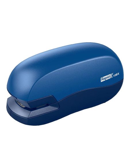 Grapadora Rapid Contactless 10Bx Plastico Capacidad De Grapado 10 Hojas Usa Grapas 24/6 Y 26/6 Color Azul