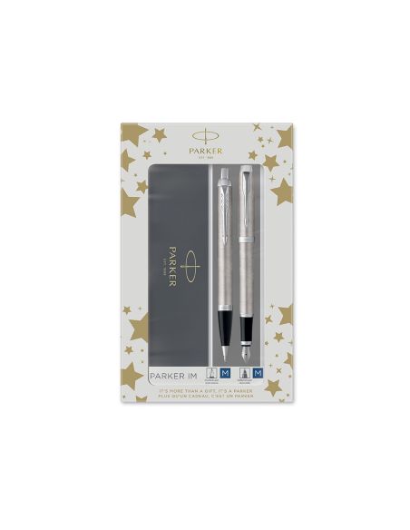 Juego Parker Im Essential Acero Ct Boligrafo + Pluma