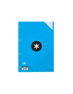 Recambio Antartik A4 100 Hojas 100Gr Rayado Horizontal 4 Taladros Bandas De 5 Colores 2