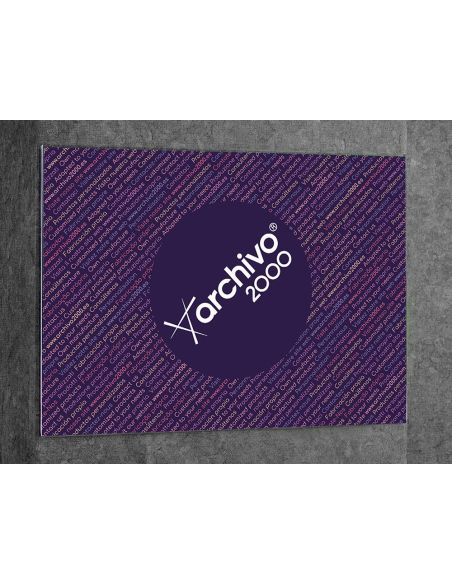 Expositor Mural Archivo 2000 Con Adhesivo Poliestireno Transparente Din A3 Horizontal 420X305 Mm