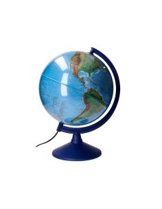 Globo Terraqueo Liderpapel Con Luz Fisico Y Politico Escribible Diametro 30 Cm 2