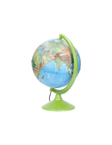 Globo Terraqueo Liderpapel Con Luz Fisico Y Politico Diametro 26 Cm