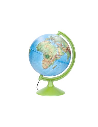 Globo Terraqueo Liderpapel Con Luz Fisico Y Politico Diametro 26 Cm
