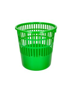 Papelera Plastico Q-Connect 15 Litros Rejilla Color Verde 285X290 Mm 2