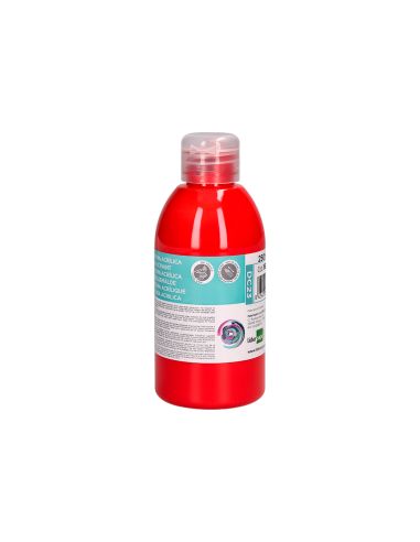 Pintura Acrilica Liderpapel Bote De 250 Ml Rojo