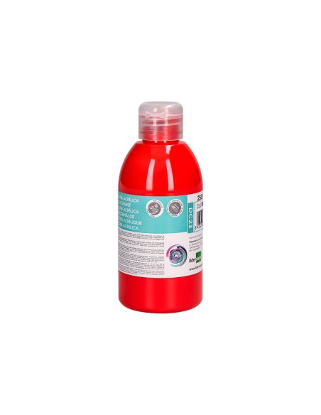 Pintura Acrilica Liderpapel Bote De 250 Ml Rojo