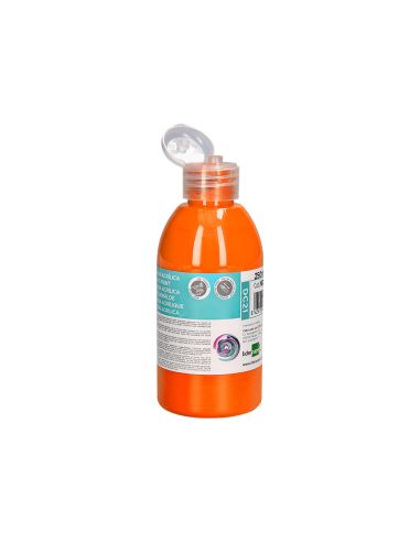 Pintura Acrilica Liderpapel Bote De 250 Ml Naranja