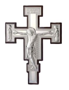 Cruz Plata San Damian 13Cm