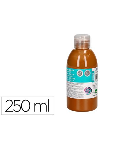Pintura Acrilica Liderpapel Bote De 250 Ml Marron