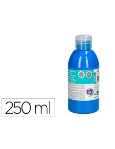 Pintura Acrilica Liderpapel Bote De 250 Ml Cian