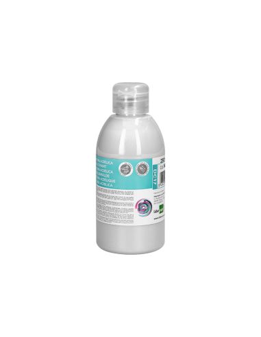 Pintura Acrilica Liderpapel Bote De 250 Ml Blanco