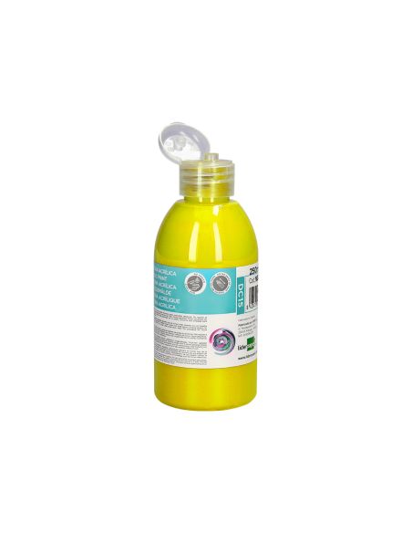Pintura Acrilica Liderpapel Bote De 250 Ml Amarillo