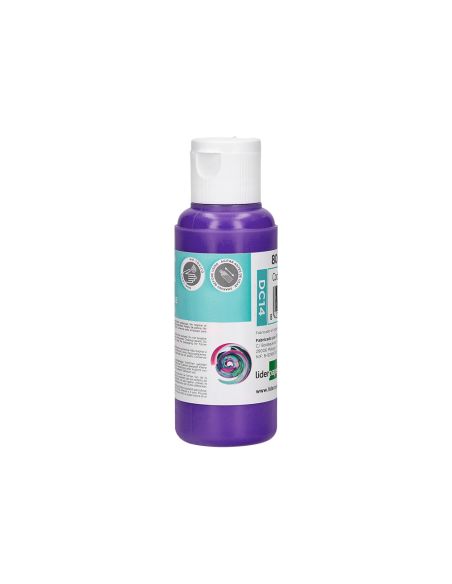 Pintura Acrilica Liderpapel Bote De 80 Ml Violeta