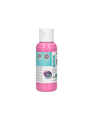 Pintura Acrilica Liderpapel Bote De 80 Ml Rosa