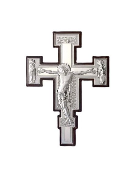 Cruz Plata San Damian 25Cm