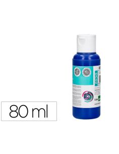 Pintura Acrilica Liderpapel Bote De 80 Ml Azul Ultramar