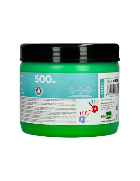 Pintura Dedos Liderpapel Tarrina De 500 Ml Verde