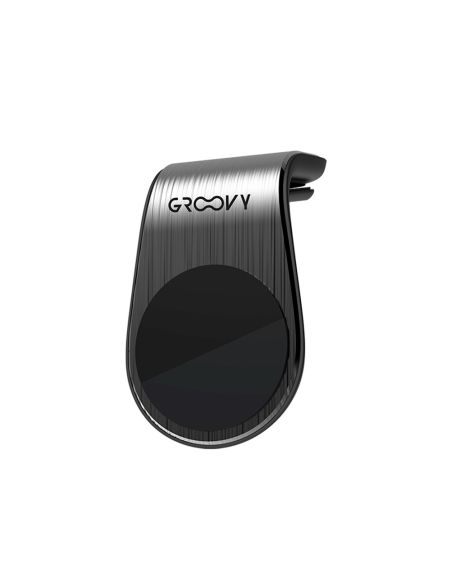 Soporte Para Movil Groovy Coche Universal Magnetico Color Gris Oscuro