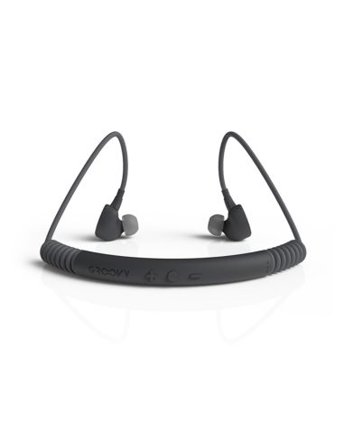 Auriculares Groovy Sport Bluetooth Neckband Con Microfono Color Gris Oscuro|Libreriasalesiana