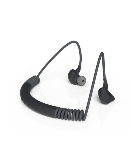 Auriculares Groovy Sport Bluetooth Neckband Con Microfono Color Gris Oscuro|Libreriasalesiana