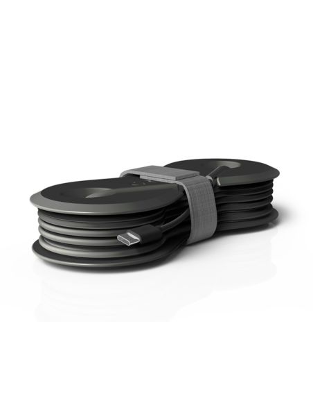 Auriculares Groovy Con Microfono Y Estuche Conector Tipo-C Color Negro