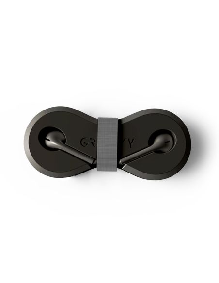 Auriculares Groovy Con Microfono Y Estuche Conector Tipo-C Color Negro