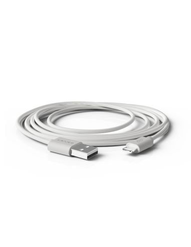Cable Groovy Usb 2.0 A Apple Lightning Longitud De Cable 2 Metros Color Blanco