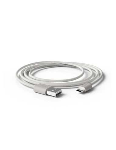 Cable Groovy Usb-A A Micro Usb Longitud 1 Mt Color Blanco